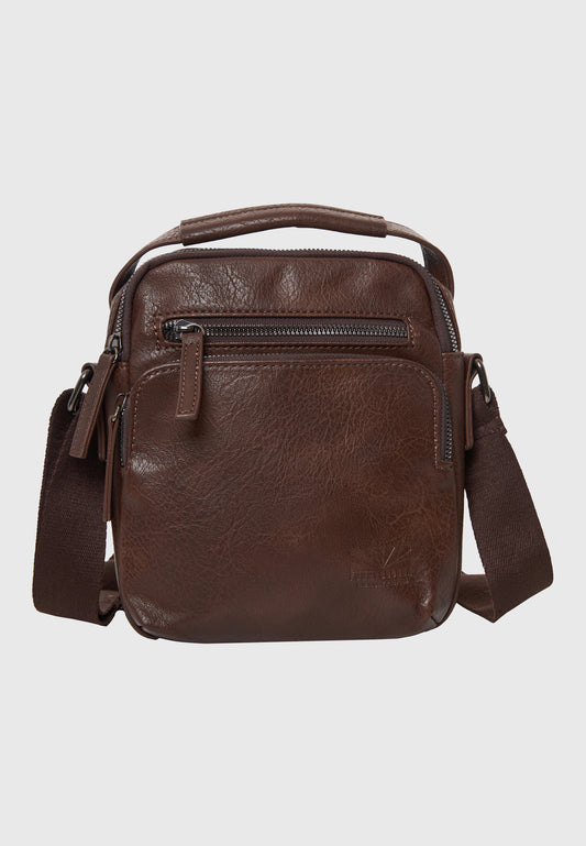 Men's eco-leather shoulder bag (PU)