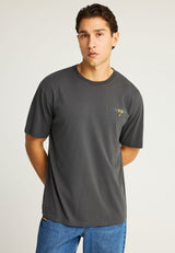 Tricou cu imprimeu text pe spate