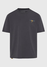 Tricou cu imprimeu text pe spate
