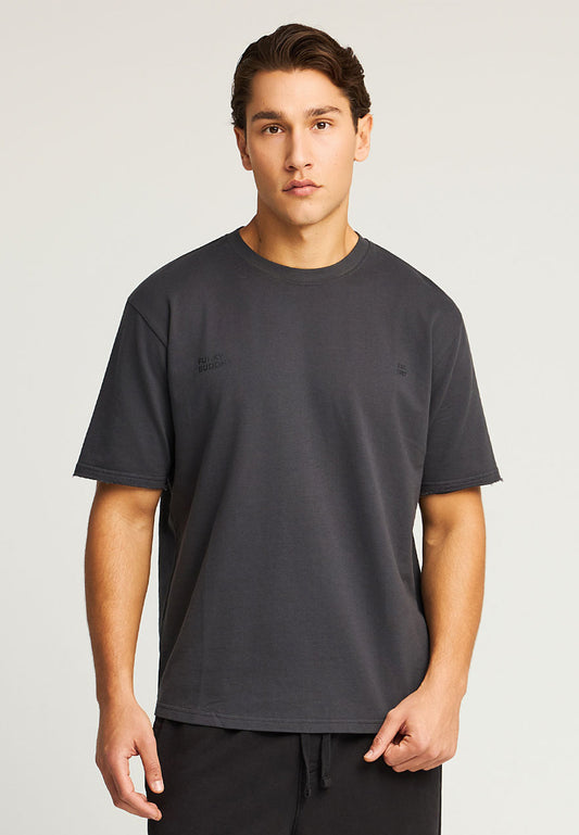 Tricou cu imprimeu text pe spate