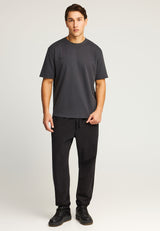 Tricou cu imprimeu text pe spate