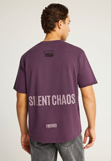 Tricou cu imprimeu text pe spate