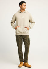 Hanorac cu croială lejeră și imprimeu grafic pe spate