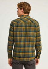 Men's cotton checkered shirt