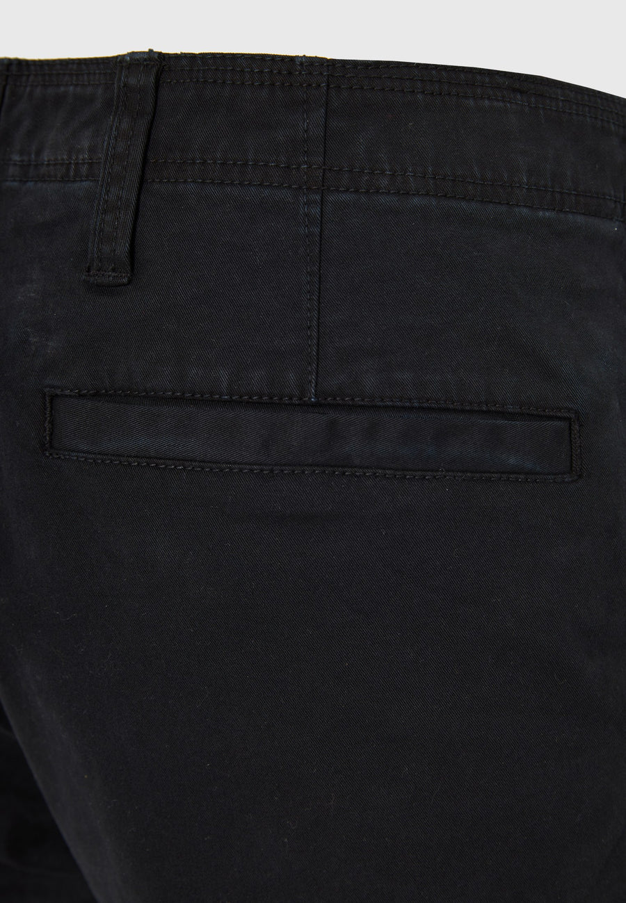 Pantaloni cargo bărbătești, croială regulată, cu manșetă la tiv