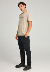 T-Shirt with Text Logo Chest Print