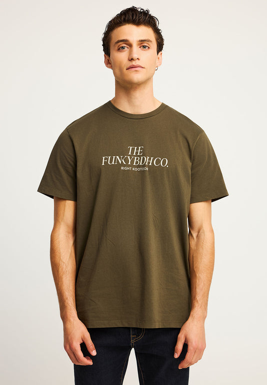 Tricou cu imprimeu pe piept cu logo text