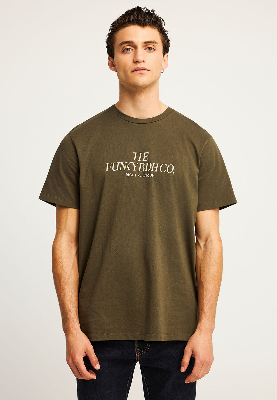 Tricou cu imprimeu pe piept cu logo text