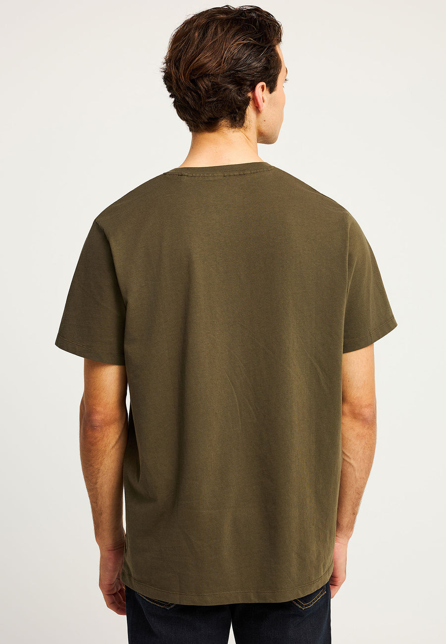 Tricou cu imprimeu pe piept cu logo text