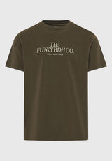 Tricou cu imprimeu pe piept cu logo text