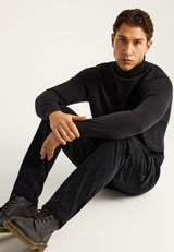 Pantaloni cargo din catifea reiată, croială lejeră, pentru bărbați