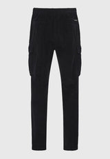 Pantaloni cargo din catifea reiată, croială lejeră, pentru bărbați