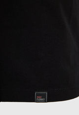 T-Shirt with Text Logo Chest Print