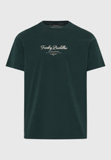 T-Shirt with Text Logo Chest Print