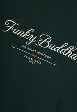T-Shirt with Text Logo Chest Print