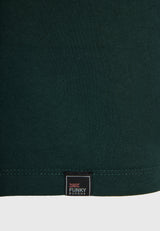 T-Shirt with Text Logo Chest Print