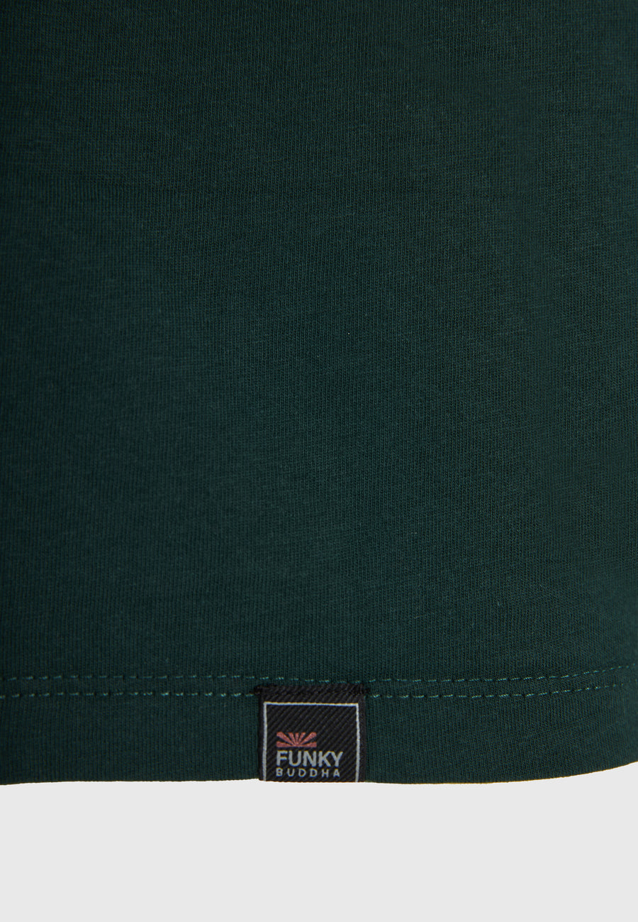 T-Shirt with Text Logo Chest Print