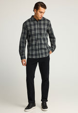 Cămașă în carouri din flanel