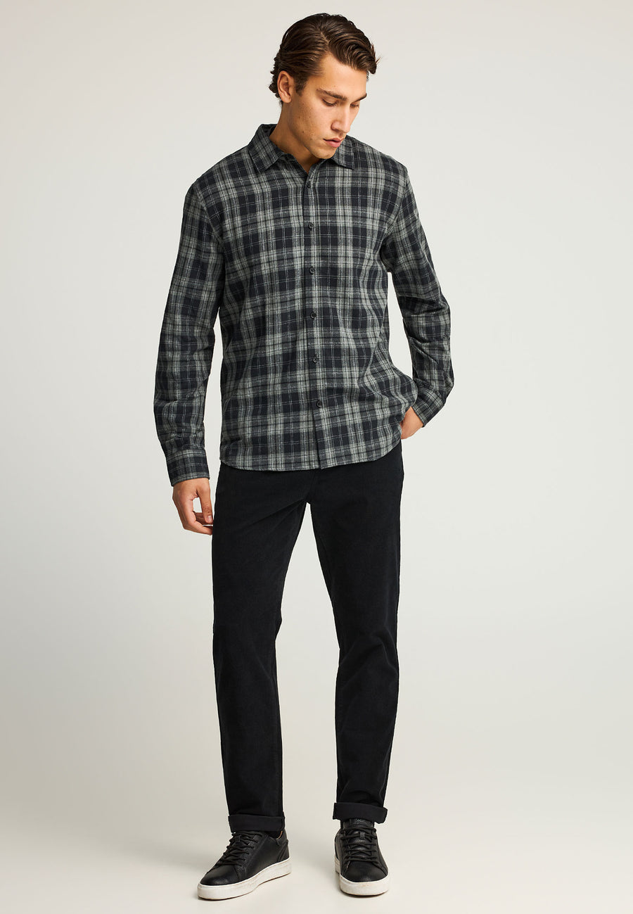 Cămașă în carouri din flanel