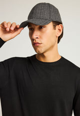 Pulover bărbătesc cu croială regulată, tricotat melanj