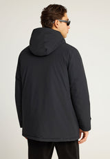 Parka confortabilă cu căptușeală și glugă