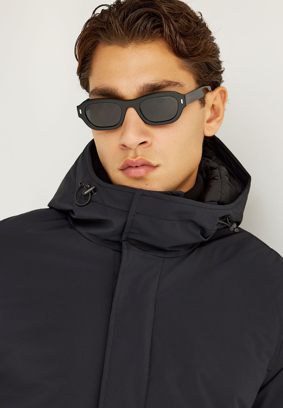 Parka confortabilă cu căptușeală și glugă