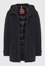 Parka confortabilă cu căptușeală și glugă