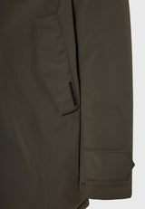 Parka confortabilă cu căptușeală și glugă