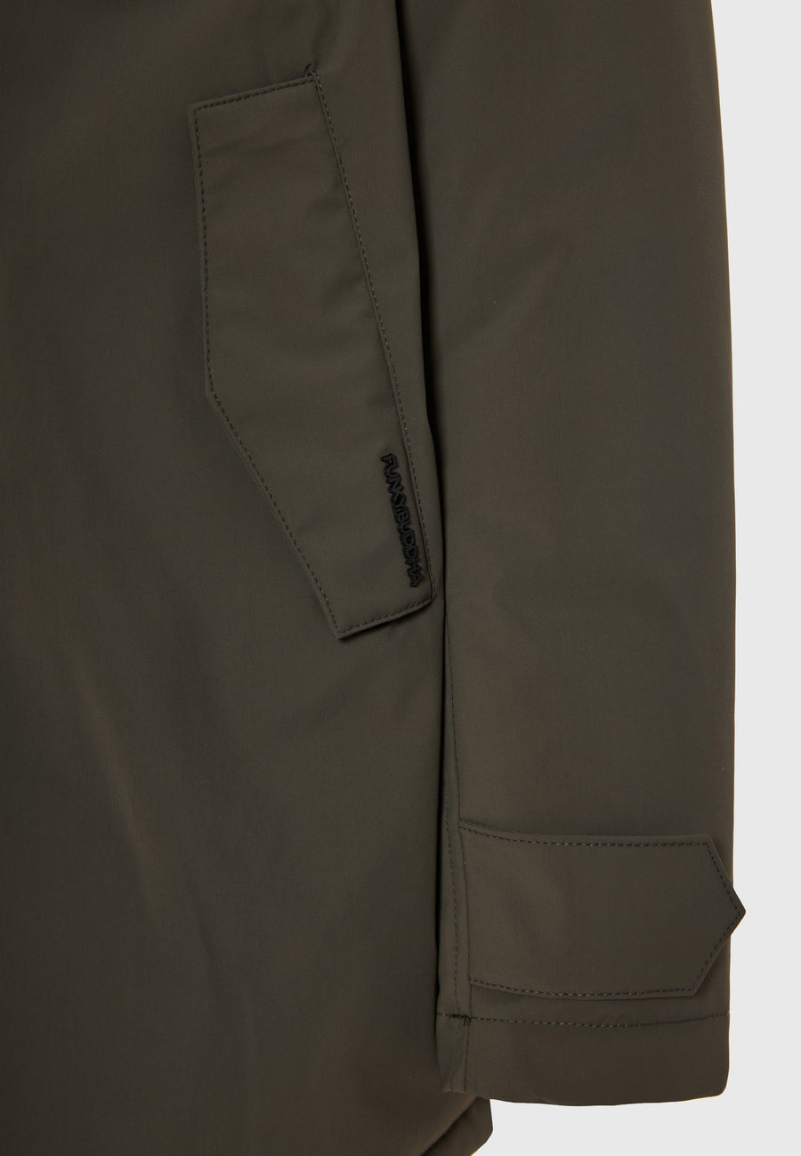 Parka confortabilă cu căptușeală și glugă