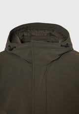 Parka confortabilă cu căptușeală și glugă