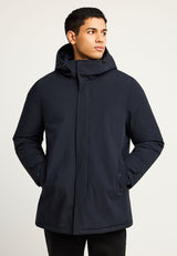 Parka confortabilă cu căptușeală și glugă