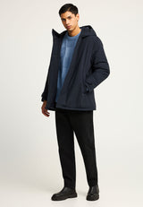 Parka confortabilă cu căptușeală și glugă