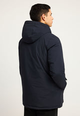 Parka confortabilă cu căptușeală și glugă