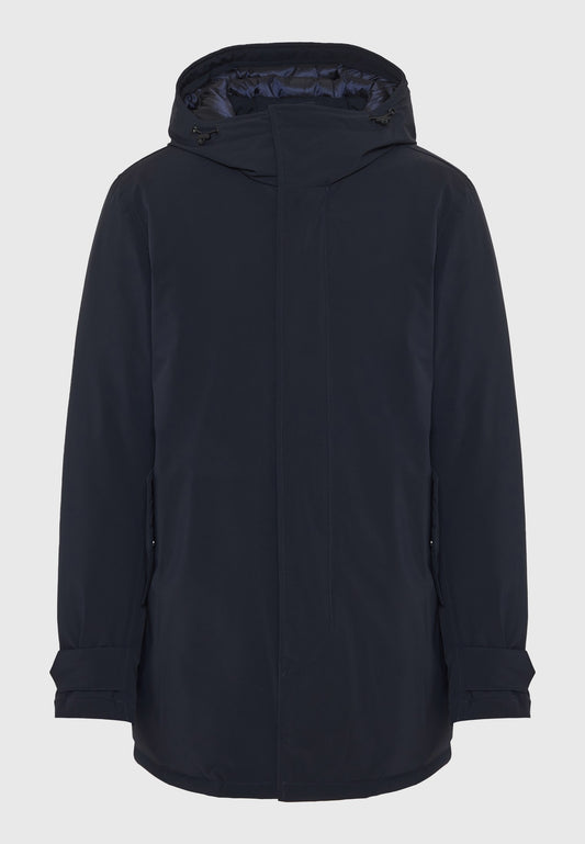 Parka confortabilă cu căptușeală și glugă