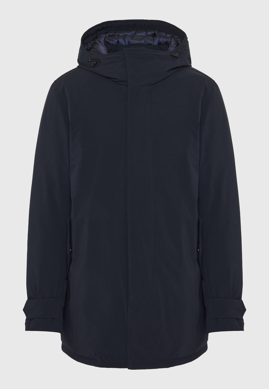 Parka confortabilă cu căptușeală și glugă