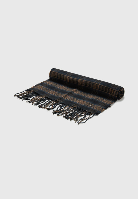 Men's plaid scarf