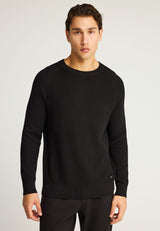 Pulover bărbătesc din bumbac melanj