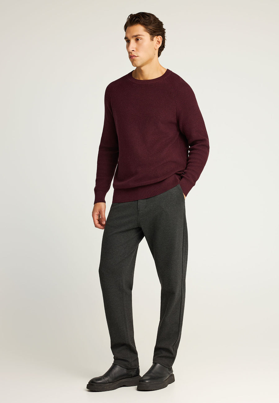 Pulover bărbătesc din bumbac melanj