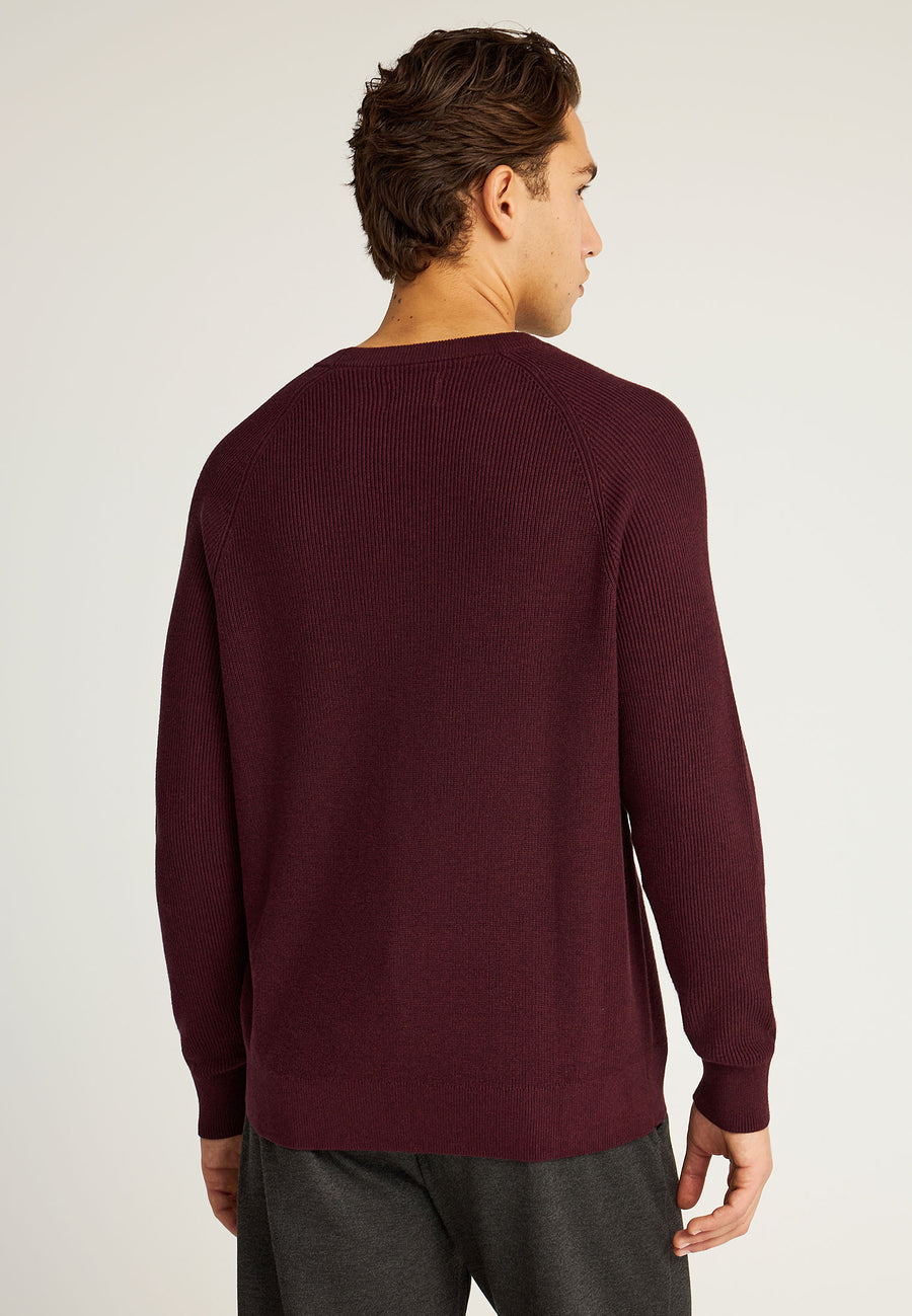 Pulover bărbătesc din bumbac melanj