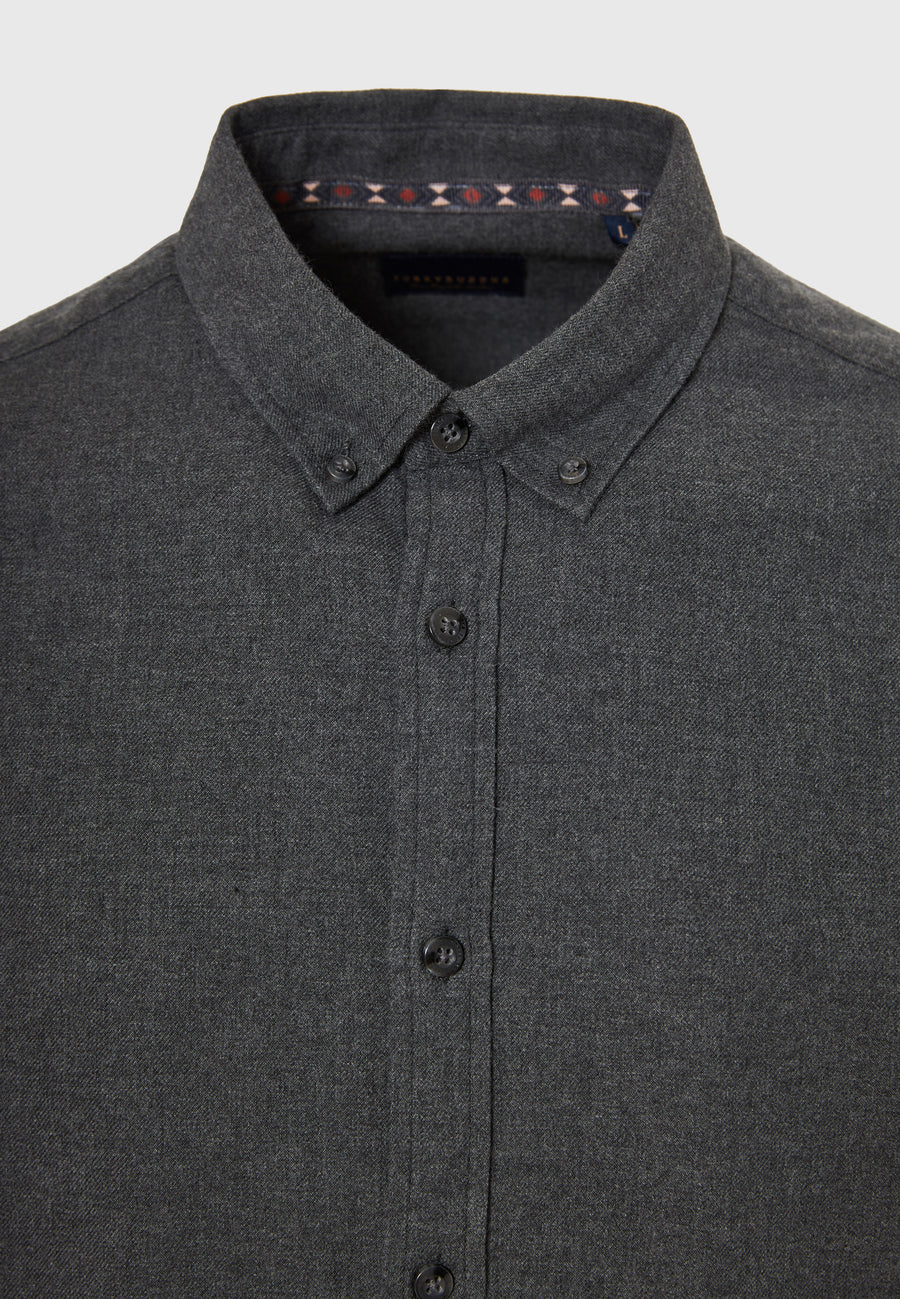 Cămașă oxford bărbătească cu guler cu nasturi - The Essentials