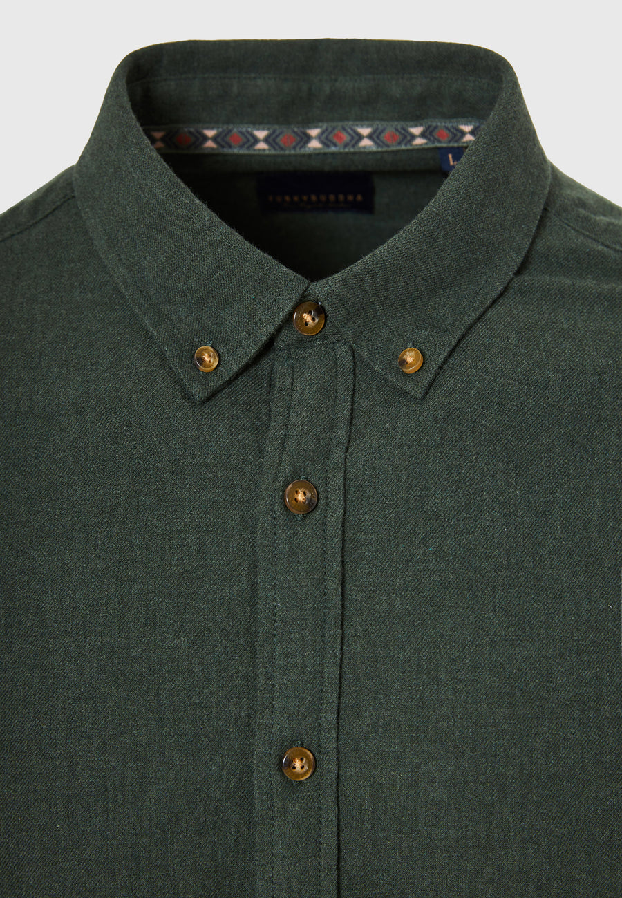 Cămașă oxford bărbătească cu guler cu nasturi - The Essentials