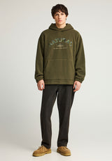 Hanorac bărbătesc sustenabil cu imprimeu pe piept