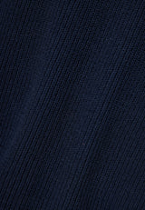 Pulover tricotat cu guler rotund pentru bărbați