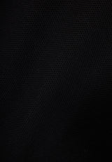 Hanorac bărbătesc cu guler rotund și finisaj striat