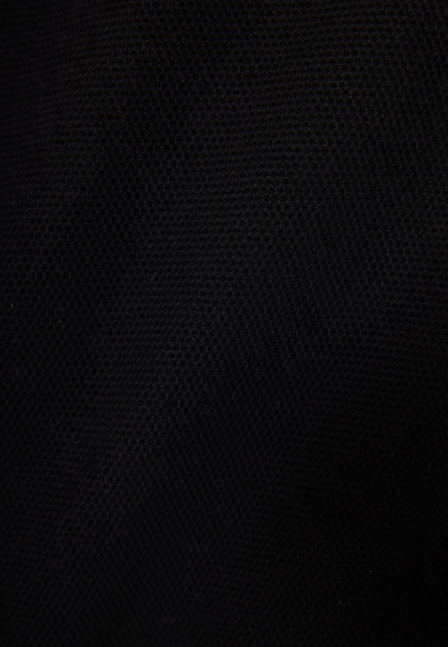 Hanorac bărbătesc cu guler rotund și finisaj striat