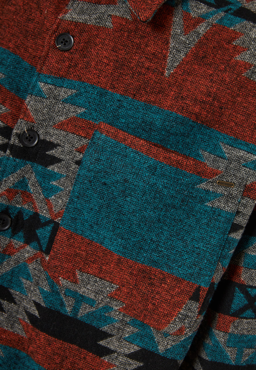 Cămașă casual bărbătească cu model etnic