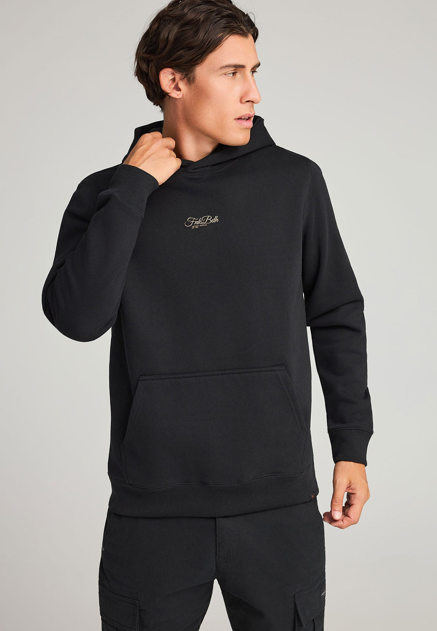 Hanorac bărbătesc cu logo brodat pe piept