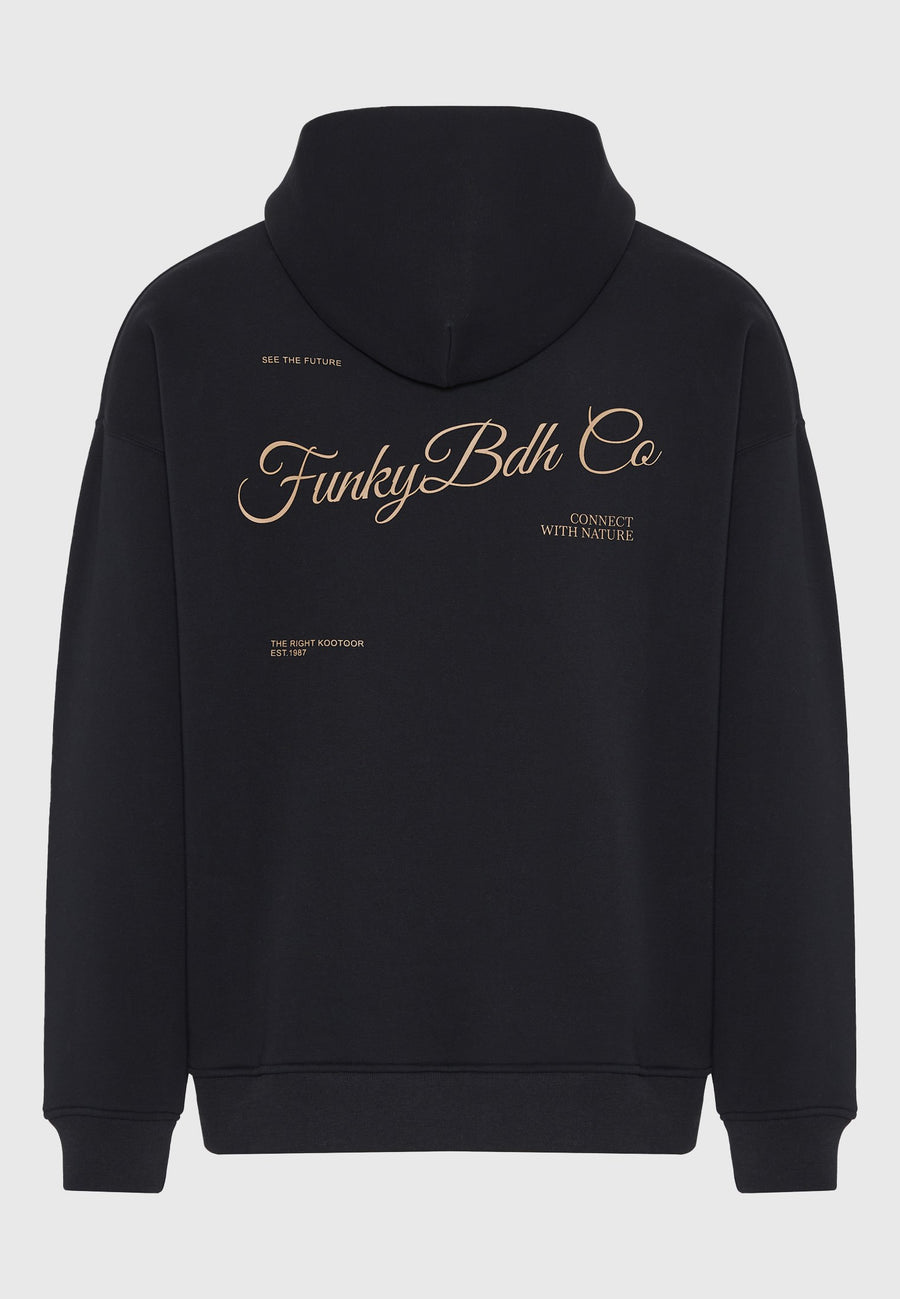 Hanorac bărbătesc cu logo brodat pe piept