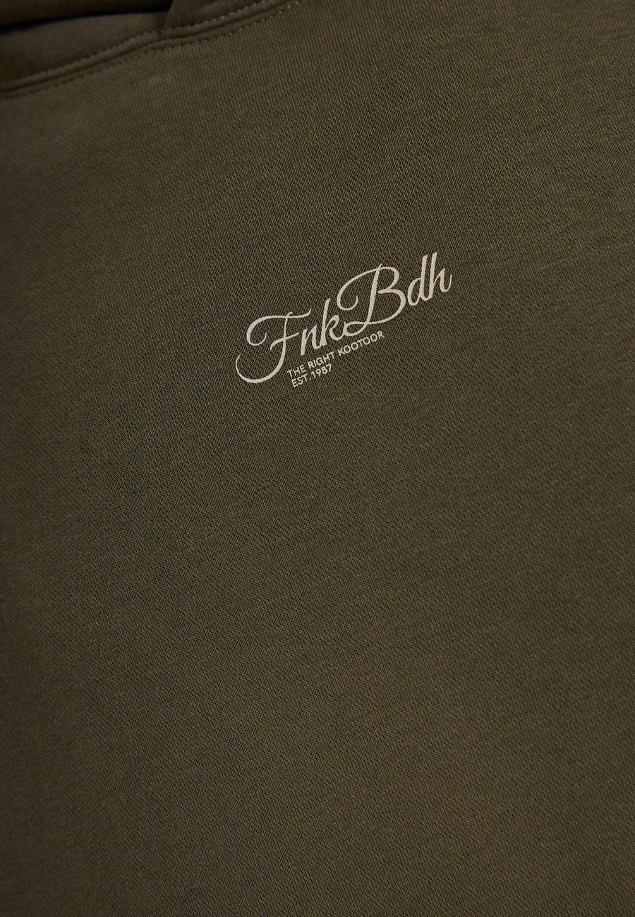 Hanorac bărbătesc cu logo brodat pe piept