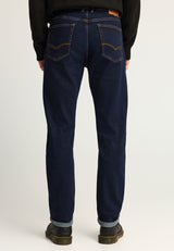 Blugi slim fit cu croială conică